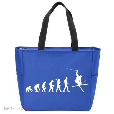 Evolution Of Skiing Cool Gift Tote Bag