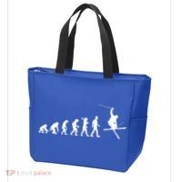 Evolution Of Skiing Cool Gift Tote Bag thumb 3