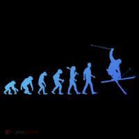 Evolution Of Skiing Cool Gift Backpack thumb 2