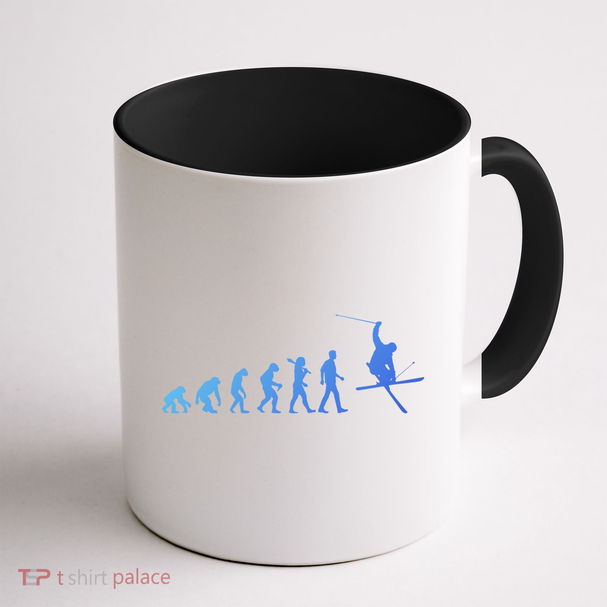 Evolution Of Skiing Cool Gift Coffee Mug