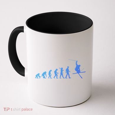 Evolution Of Skiing Cool Gift Coffee Mug