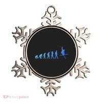 Evolution Of Skiing Cool Gift Ornament thumb 0