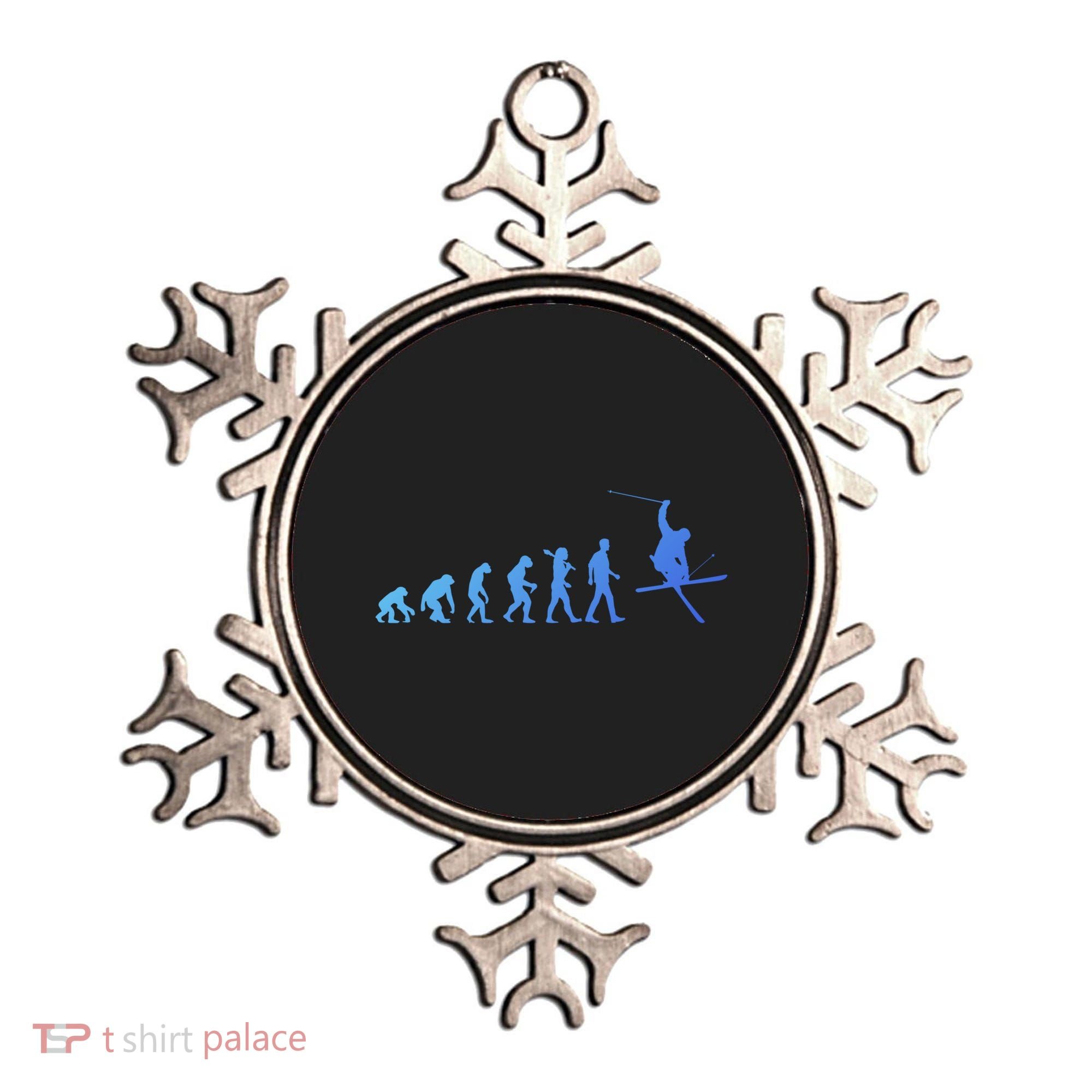 Evolution Of Skiing Cool Gift Ornament