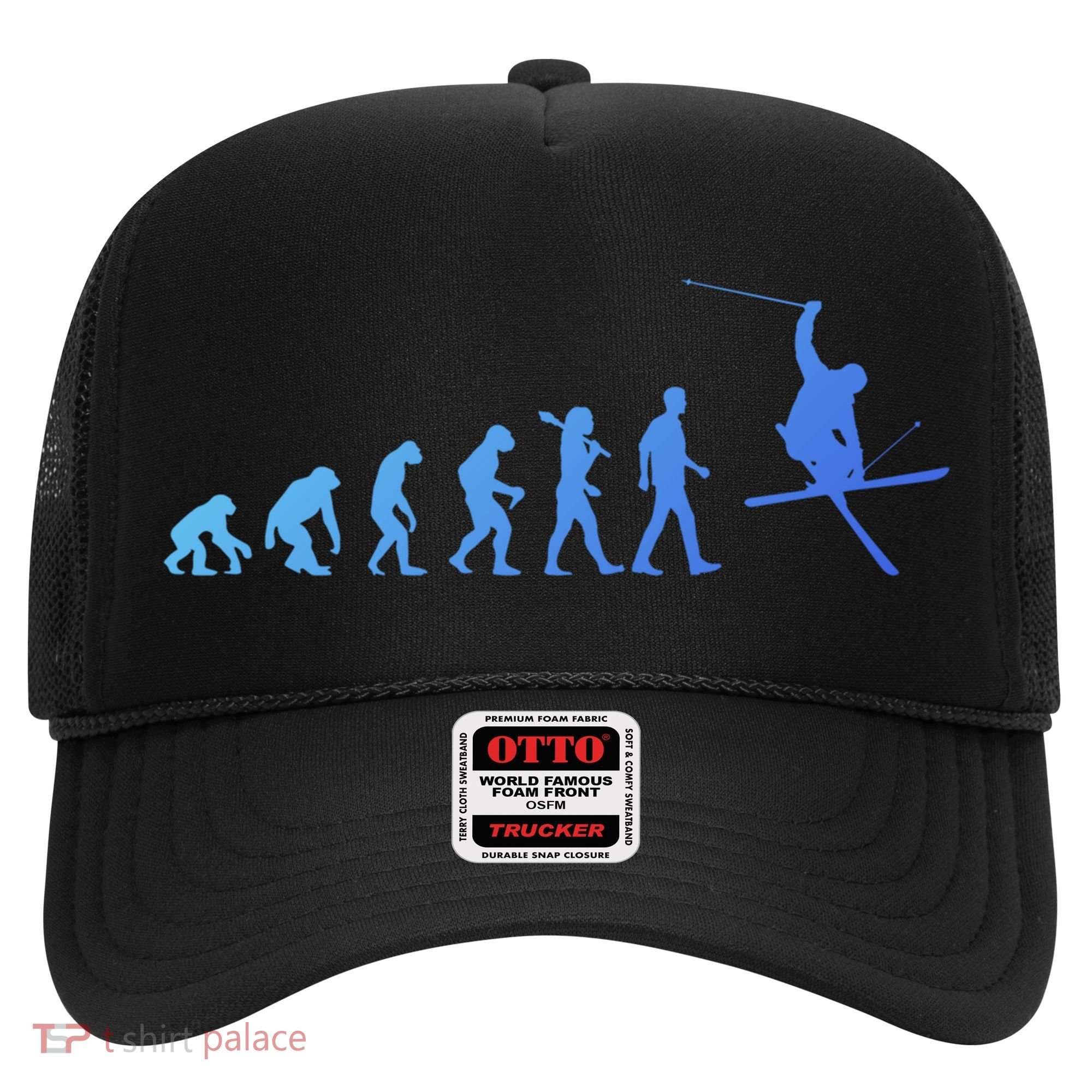 Evolution Of Skiing Cool Gift Hat