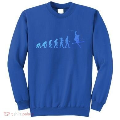 Evolution Of Skiing Cool Gift Sweatshirt