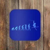Evolution Of Skiing Cool Gift Coaster thumb 0