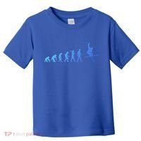 Evolution Of Skiing Cool Gift Toddler T-Shirt thumb 0