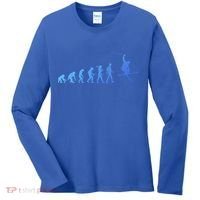 Evolution Of Skiing Cool Gift Women's Long Sleeve Shirt thumb 0