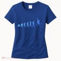 Evolution Of Skiing Cool Gift Women's T-Shirt thumb 0