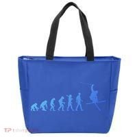 Evolution Of Skiing Cool Gift Tote Bag thumb 0