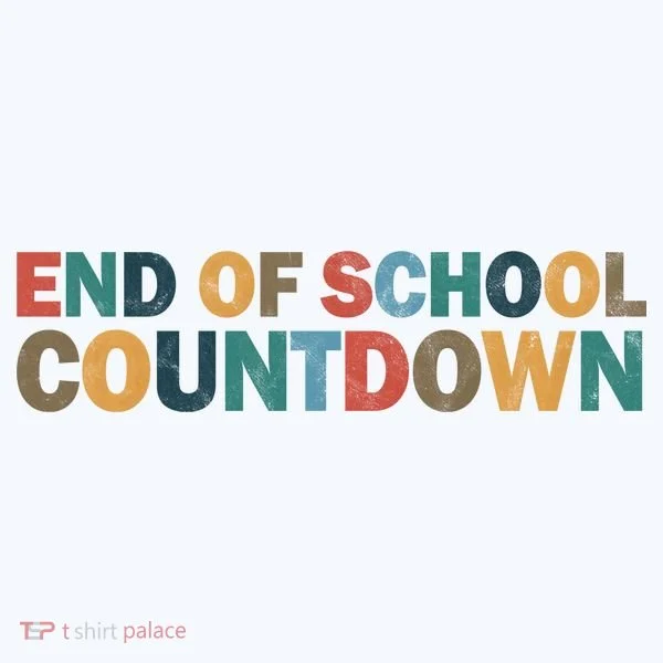 End Of School Countdown Summer Vibe Doggie Tank