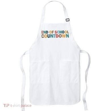 End Of School Countdown Summer Vibe Apron