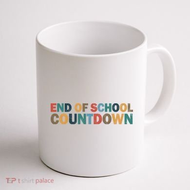 End Of School Countdown Summer Vibe Coffee Mug back