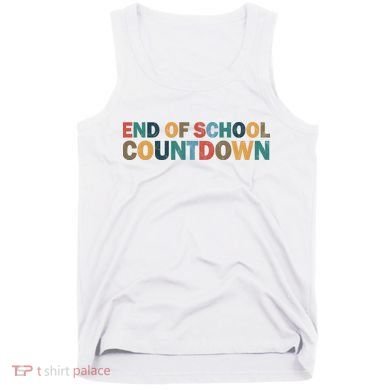 End Of School Countdown Summer Vibe Tank Top