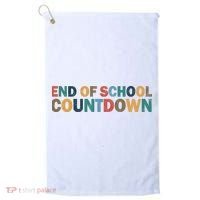 End Of School Countdown Summer Vibe Golf Towel thumb 0