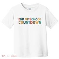 End Of School Countdown Summer Vibe Toddler T-Shirt thumb 0