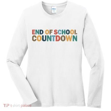End Of School Countdown Summer Vibe Women's Long Sleeve Shirt