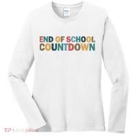 End Of School Countdown Summer Vibe Women's Long Sleeve Shirt thumb 0