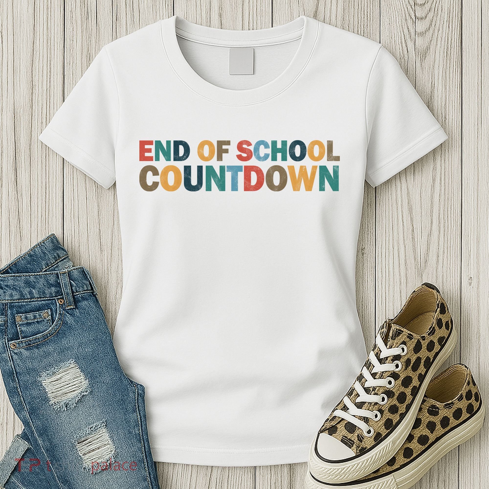 End Of School Countdown Summer Vibe Women's T-Shirt
