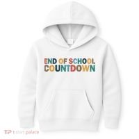End Of School Countdown Summer Vibe Kids Hoodie thumb 0