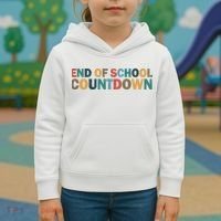End Of School Countdown Summer Vibe Kids Hoodie thumb 3