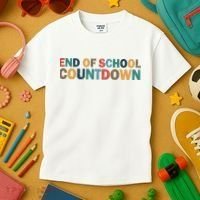 End Of School Countdown Summer Vibe Kids T-Shirt thumb 3