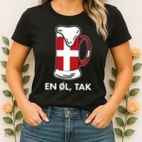 En Ol Tak Denmark Scandinavia Countries Copenhagen Danish Women's T-Shirt thumb 2
