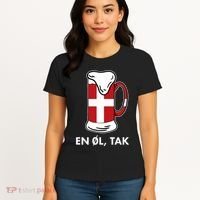 En Ol Tak Denmark Scandinavia Countries Copenhagen Danish Women's T-Shirt thumb 4
