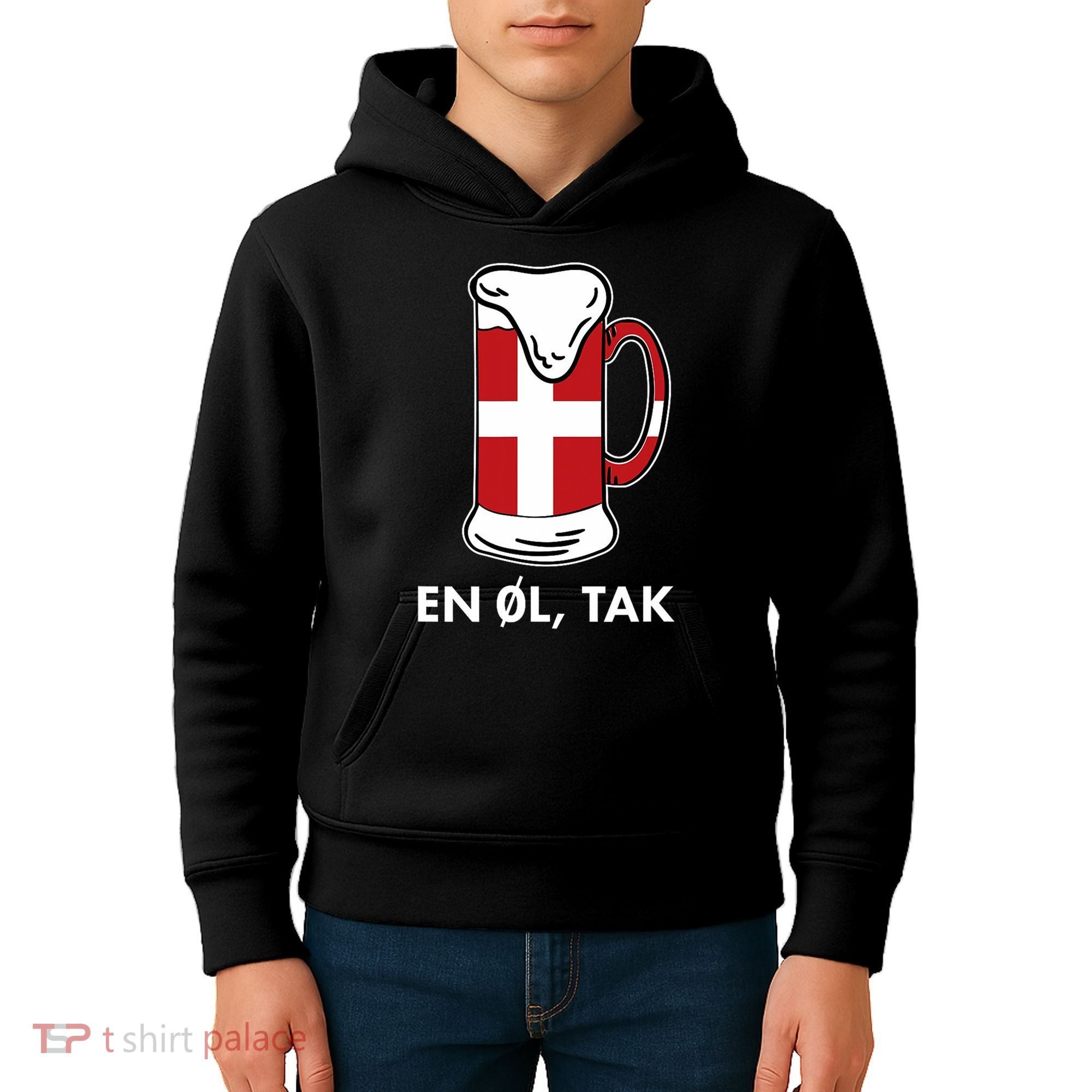 En Ol Tak Denmark Scandinavia Countries Copenhagen Danish Kids Hoodie