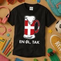 En Ol Tak Denmark Scandinavia Countries Copenhagen Danish Kids T-Shirt thumb 3