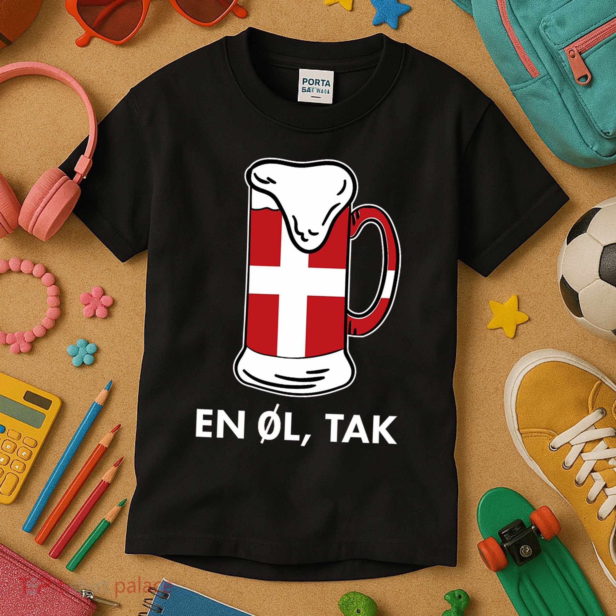 En Ol Tak Denmark Scandinavia Countries Copenhagen Danish Kids T-Shirt