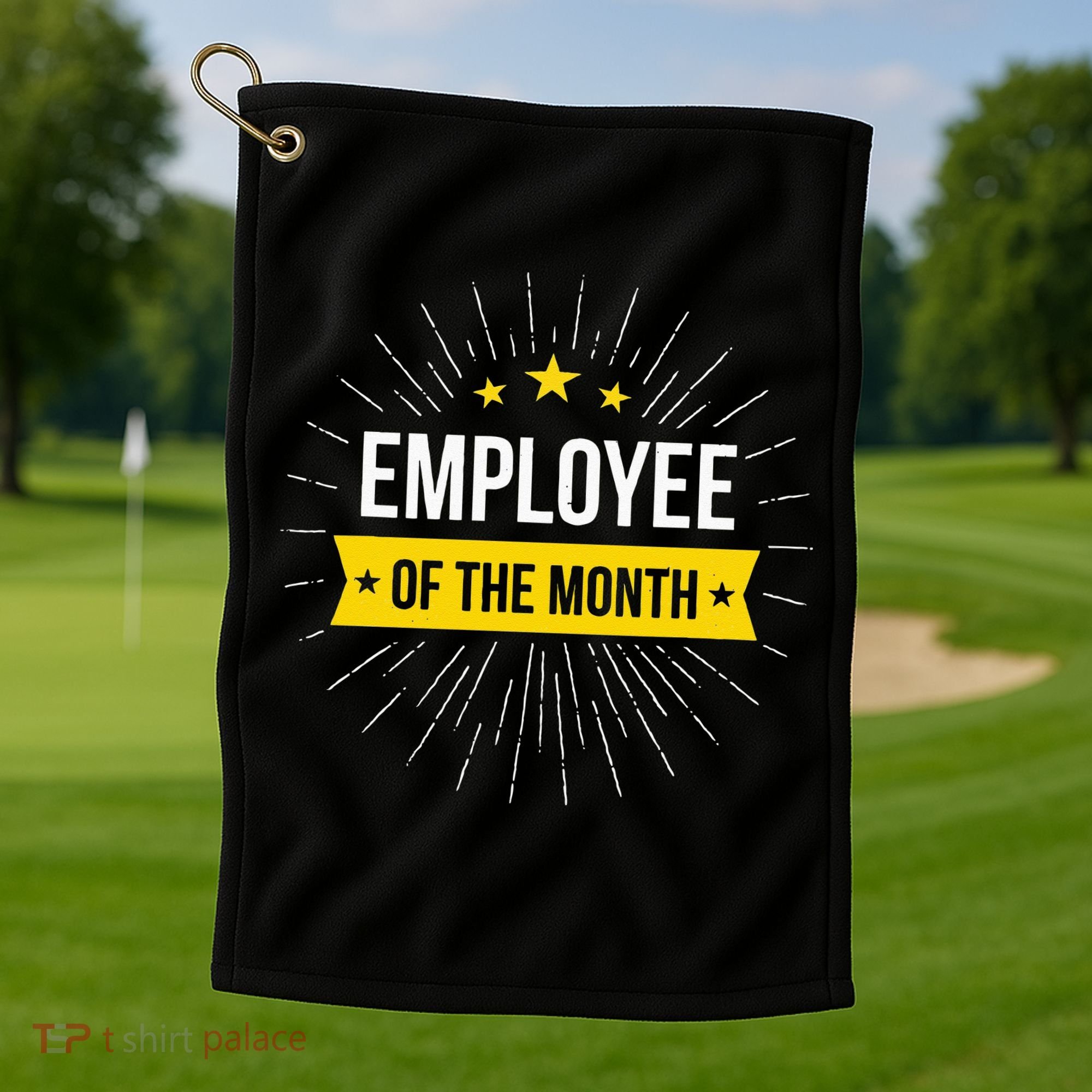 Employee Of The Month Golf Towel