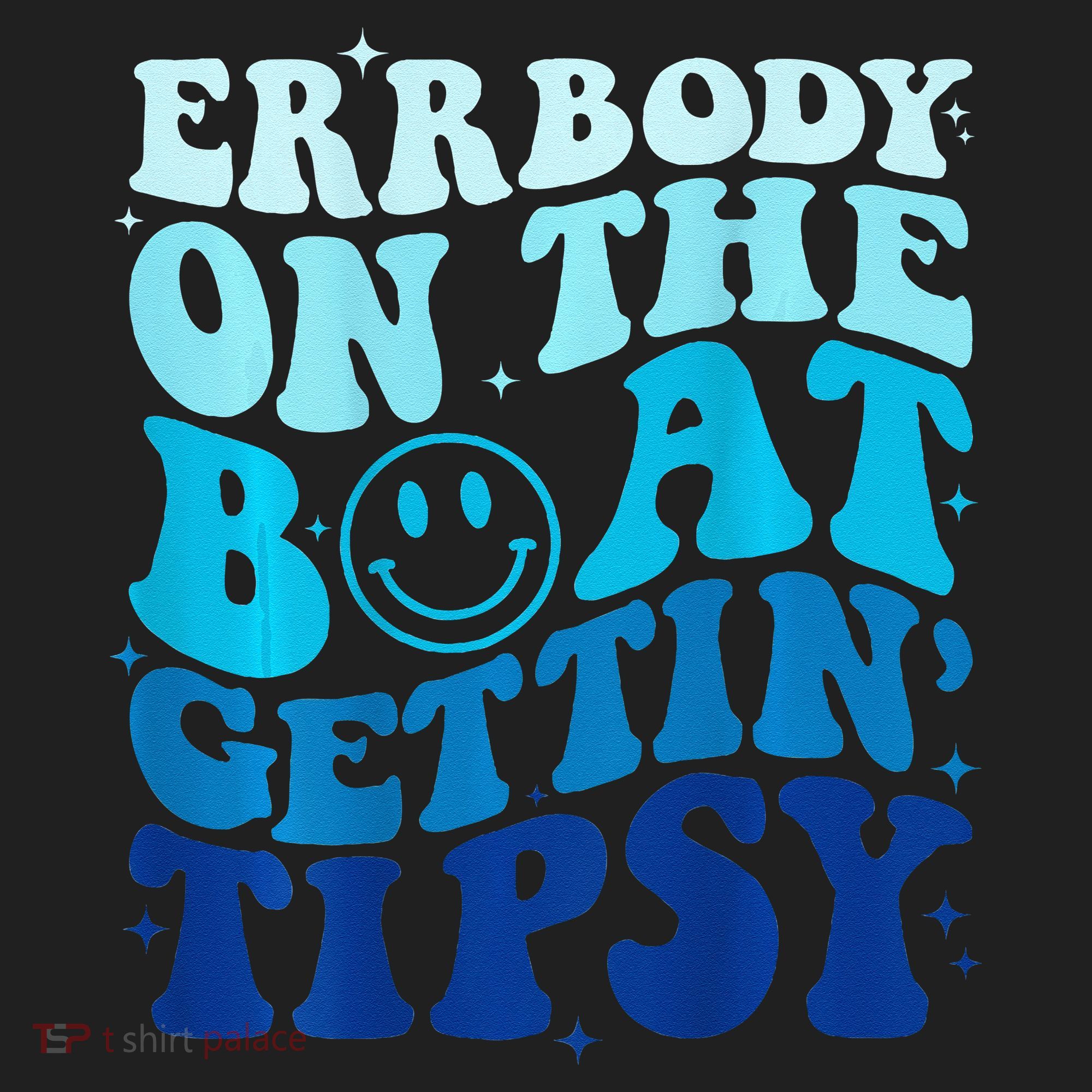 Errbody On The Boat Gettin Tipsy Retro Summer Waving Tumbler