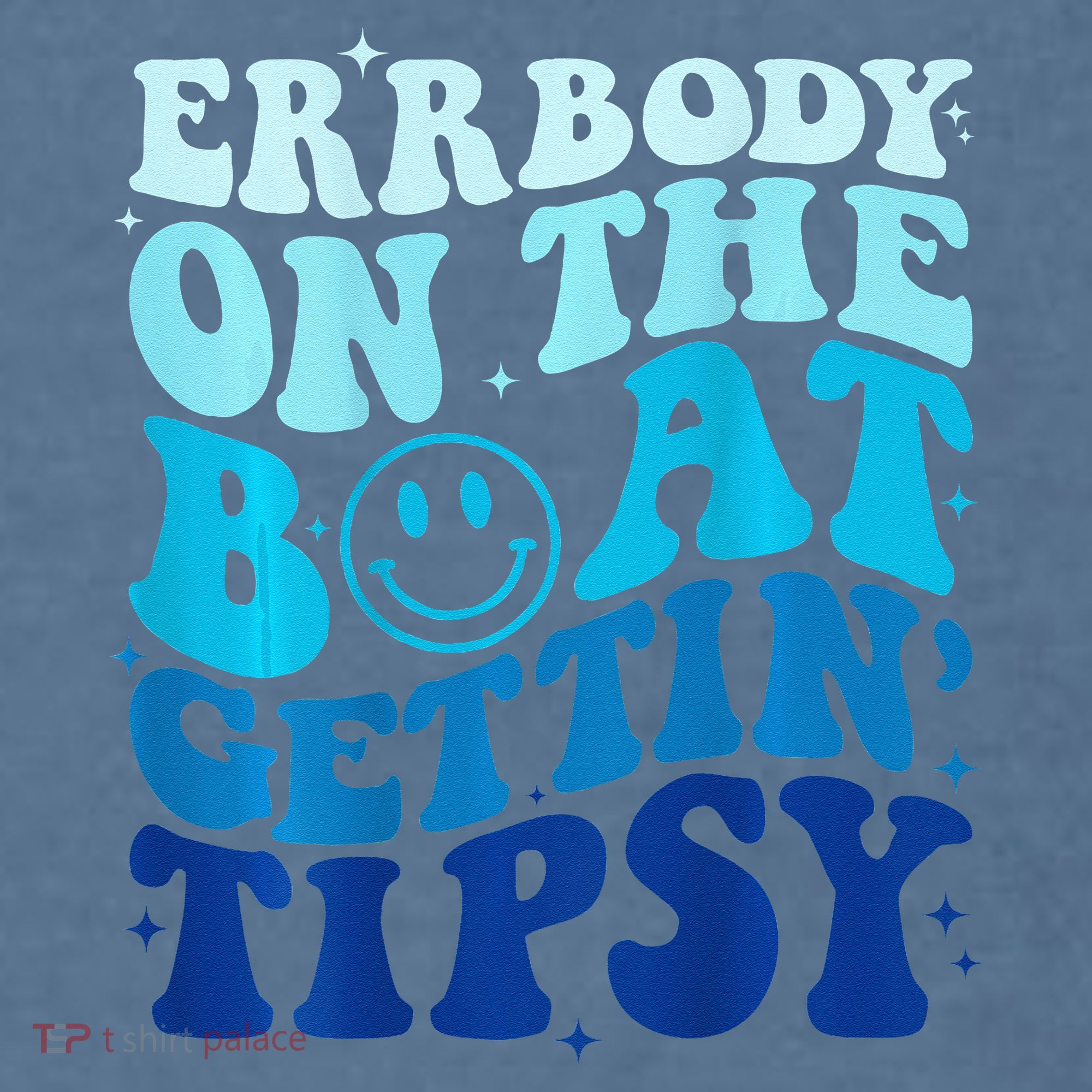 Errbody On The Boat Gettin Tipsy Retro Summer Waving Comfort Colors Garment-Dyed Hooded Sweatshirt