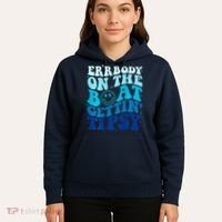 Errbody On The Boat Gettin Tipsy Retro Summer Waving Hoodie thumb 5