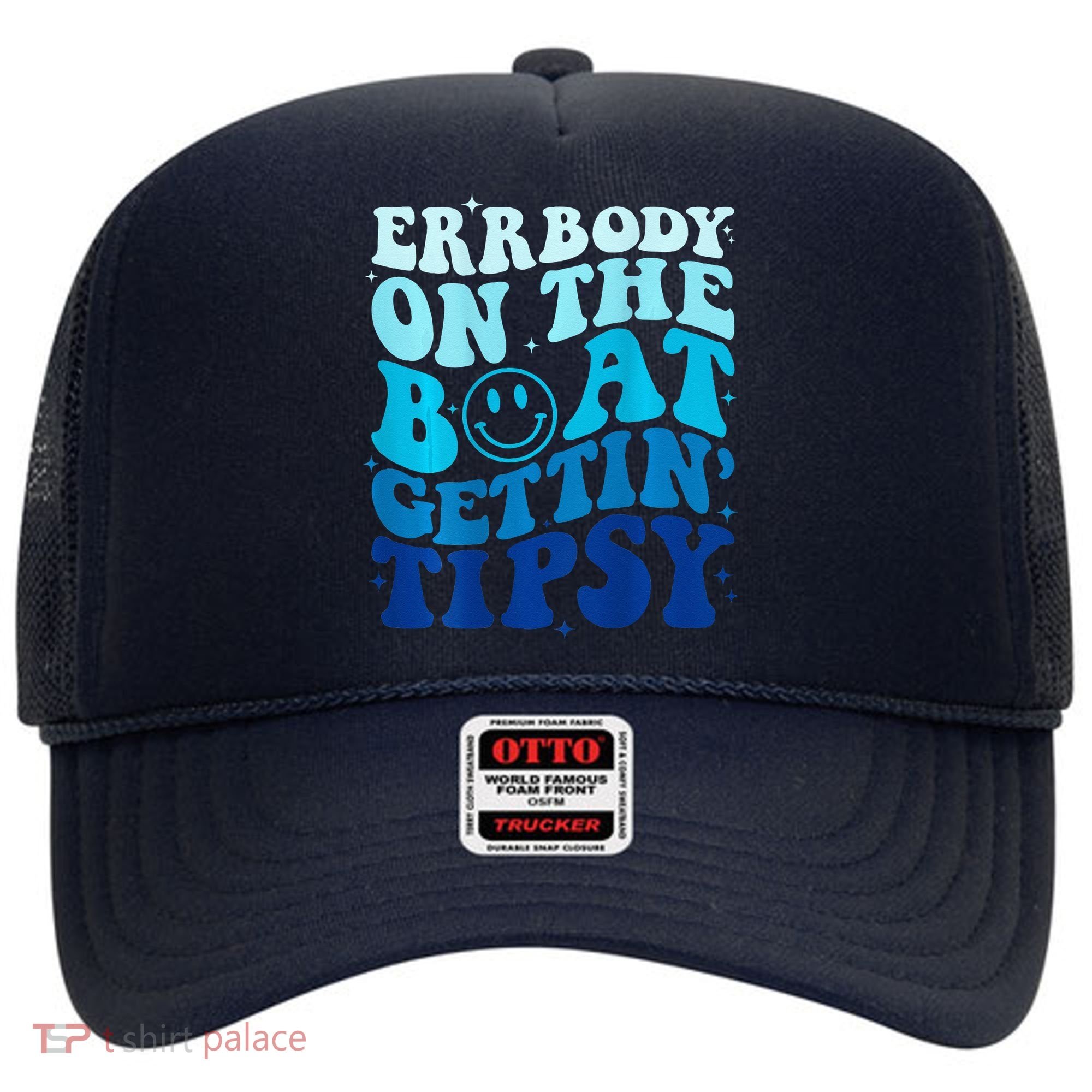 Errbody On The Boat Gettin Tipsy Retro Summer Waving Hat