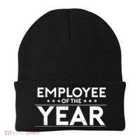 Employee Of The Year Funny For Staff Appreciation Beanie thumb 0