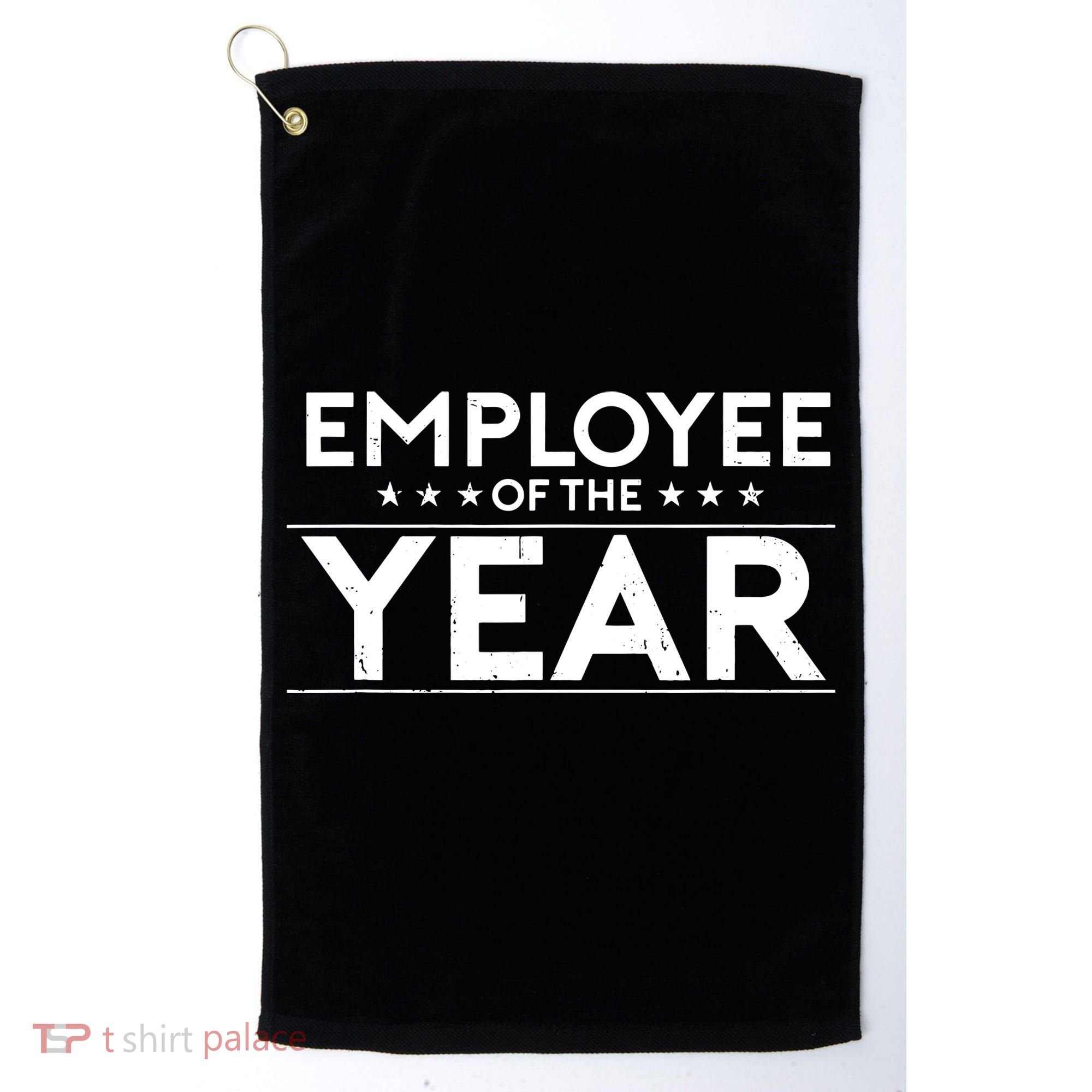 Employee Of The Year Funny For Staff Appreciation Golf Towel