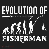 Evolution Of The Fishman Funny Fisherman Women's Sweatshirt thumb 2