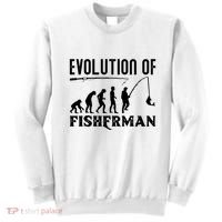 Evolution Of The Fishman Funny Fisherman Sweatshirt thumb 0
