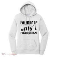 Evolution Of The Fishman Funny Fisherman Women's Hoodie thumb 0