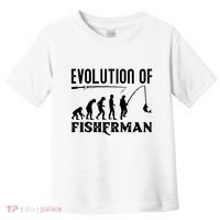 Evolution Of The Fishman Funny Fisherman Toddler T-Shirt thumb 0