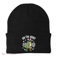 Easter On The Hunt Bunny Ears T-Rex Dinosaur  Beanie thumb 0