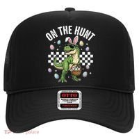 Easter On The Hunt Bunny Ears T-Rex Dinosaur  Hat thumb 0