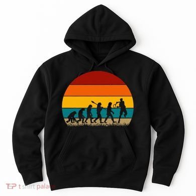 Evolution Of Tennis Retro Evolution Tennis Hoodie