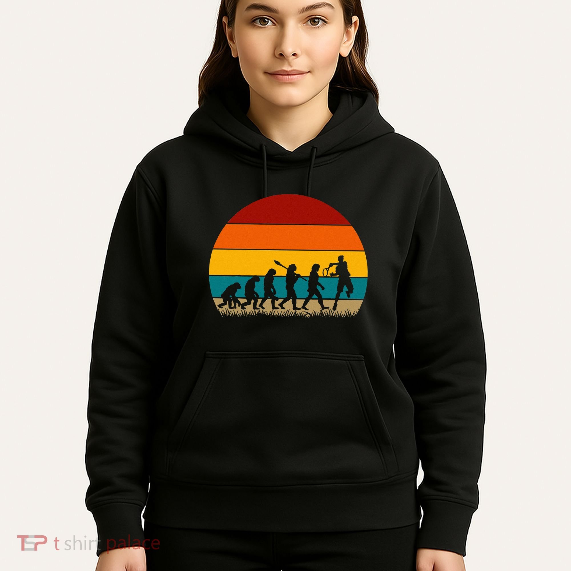 Evolution Of Tennis Retro Evolution Tennis Hoodie