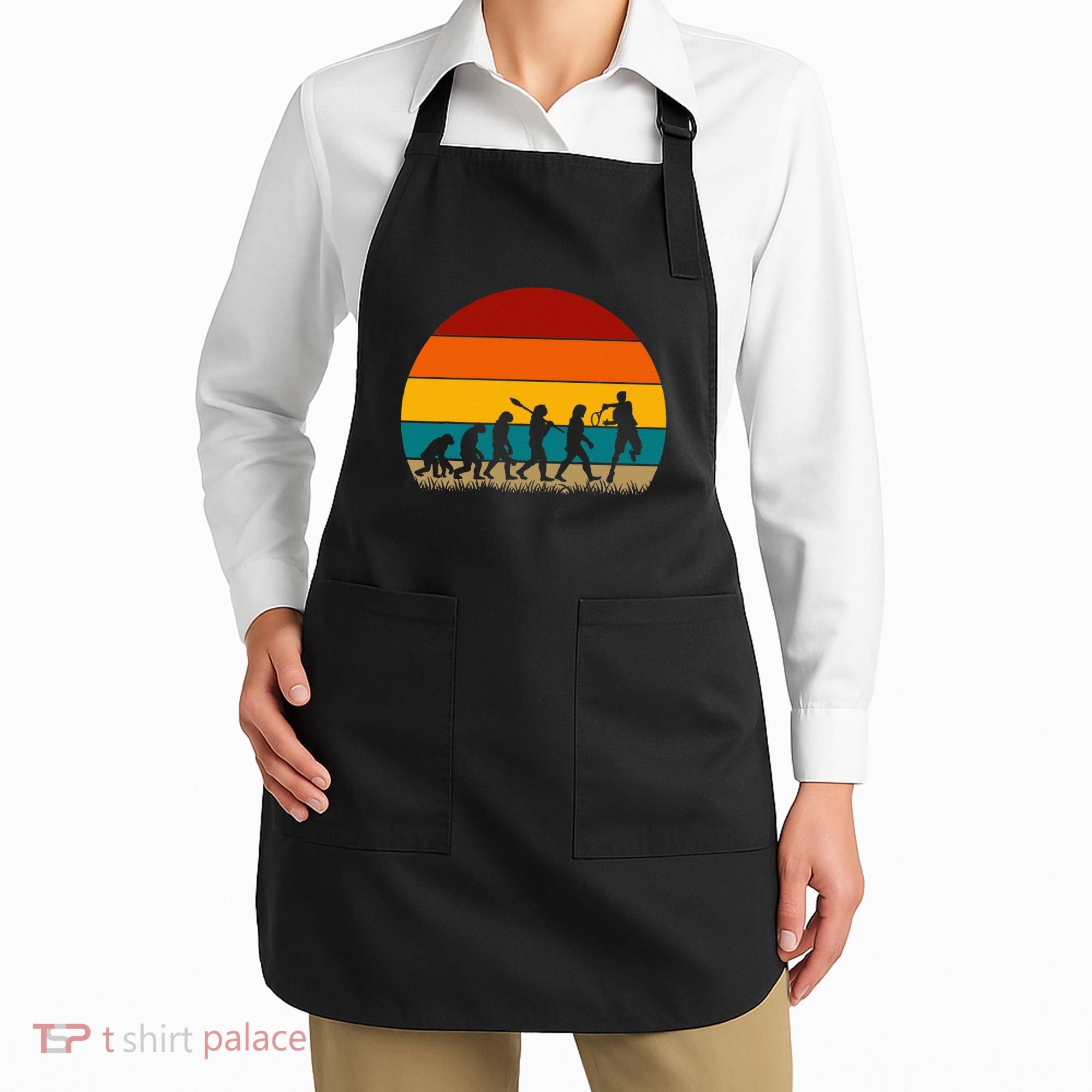 Evolution Of Tennis Retro Evolution Tennis Apron