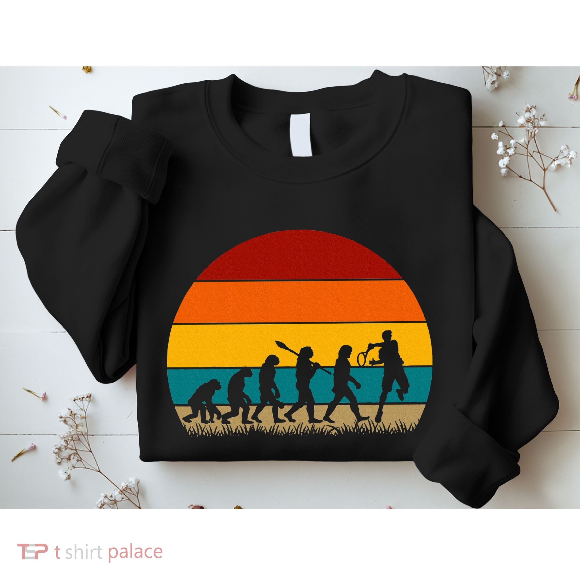 Evolution Of Tennis Retro Evolution Tennis Sweatshirt