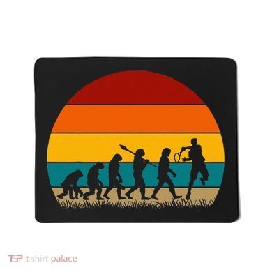 Evolution Of Tennis Retro Evolution Tennis Mousepad