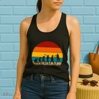Evolution Of Tennis Retro Evolution Tennis Women's Tank Top thumb 2